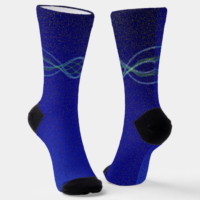 Dark Blue Socks (Angled)