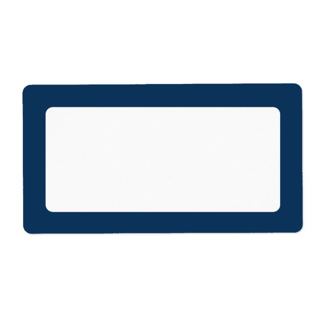 Dark blue solid colour border blank (Front)