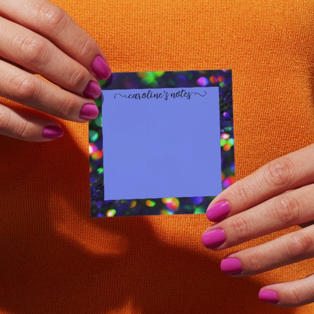Dark Blue Sparkling Post-it Notes (Creator Uploaded)