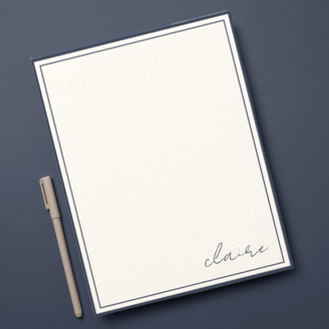 Dark Blue Stationery Vintage Notes (Creator Uploaded)