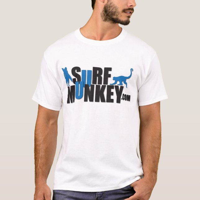 Dark blue - Surf Munkey billboard design #2 T-Shirt (Front)