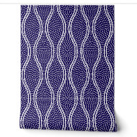 Dark Blue Tatewaku Same Komon