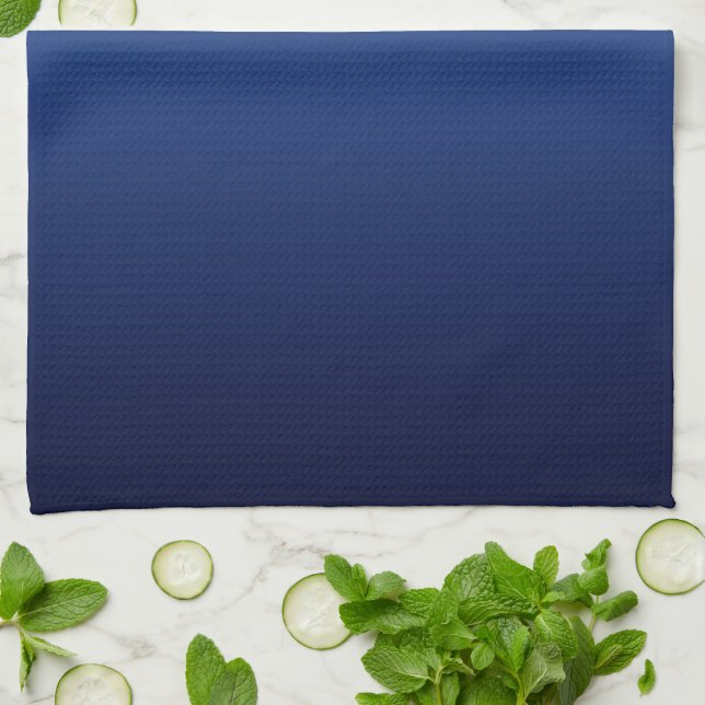 Dark Blue Tea Towel (Folded)