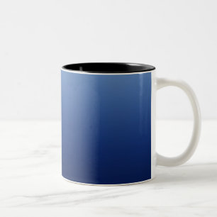 Dark Blue Two-Tone Coffee Mug