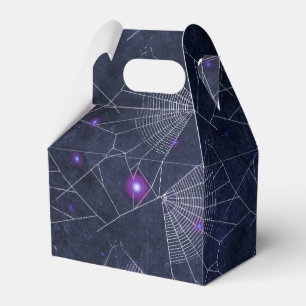 Dark Blue Vintage Grunge Halloween Favour Box