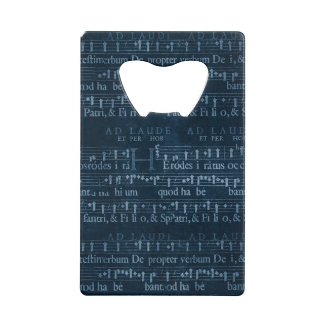 Dark Blue Vintage Music (Front)