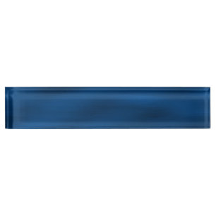 Dark Blue Water Ripples Nameplate