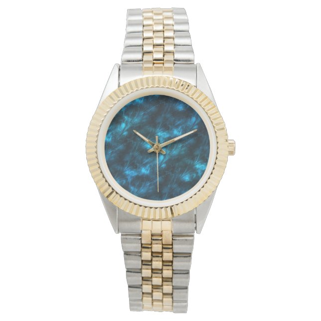 Dark Blue Waves Watch (Front)