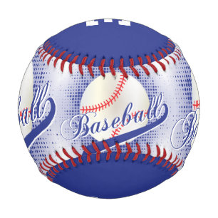 Dark Blue   White Retro Baseball Sports