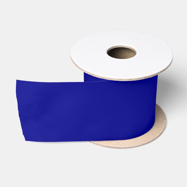Dark Blue Wide Satin Ribbon (Spool)