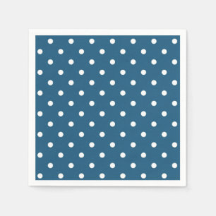 Dark Blue with Polka Dots Napkin