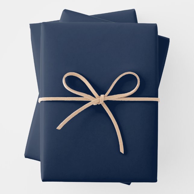 Dark Blue Wrapping Paper Sheet (In situ)