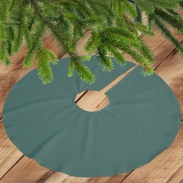 Dark Bluish Fir Green Brushed Polyester Tree Skirt (Creator Uploaded)