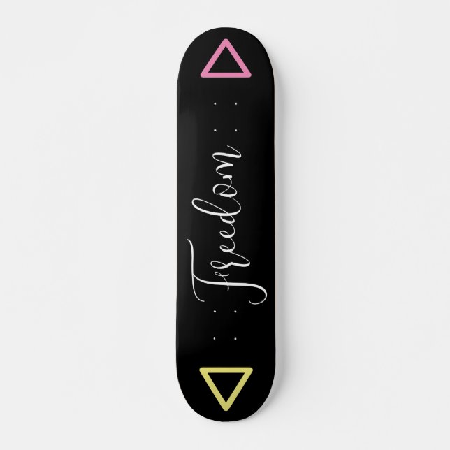 Dark Board Unisex Personalised Skateboard (Front)