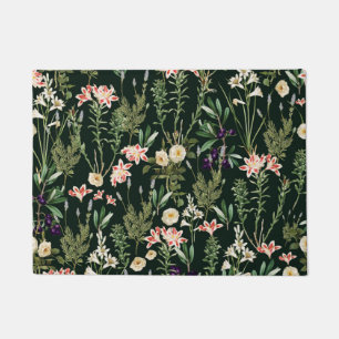 Dark Botanical Garden Doormat