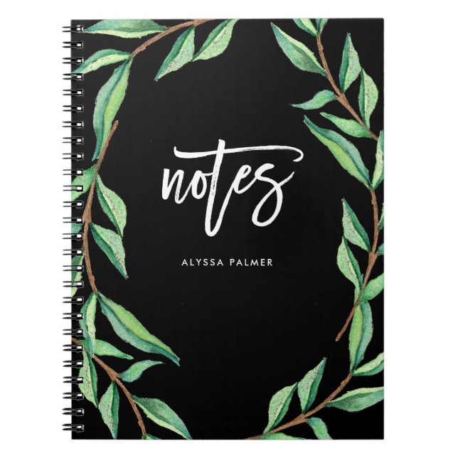 Dark Botanical | Notes Notebook (Front)