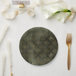Dark Boudoir Paper Plate