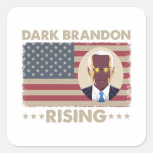 Dark Brandon Funny Joe Biden Meme  Square Sticker