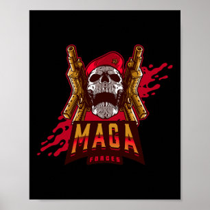 Dark Brandon Halloween Costume Scary Trump Biden F Poster