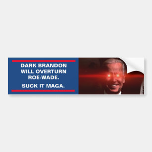 DARK BRANDON WILL OVERTURN ROE-WADE BUMPER STICKER