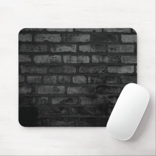 Dark Brick Wall Background Mouse Mat