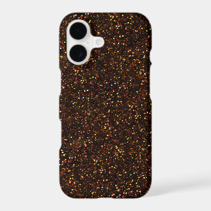 Dark Bronze Orange Glitter