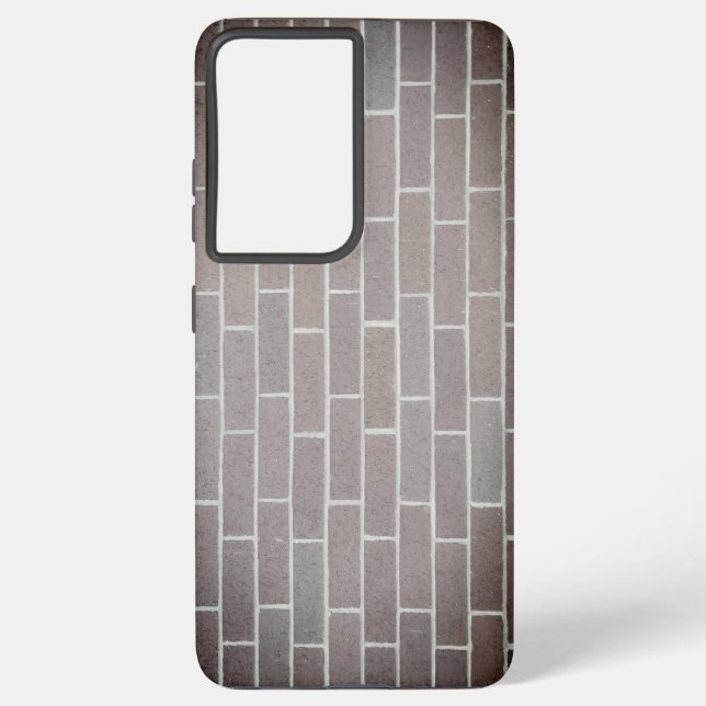 Dark Brown Brick Phone Case (Back)