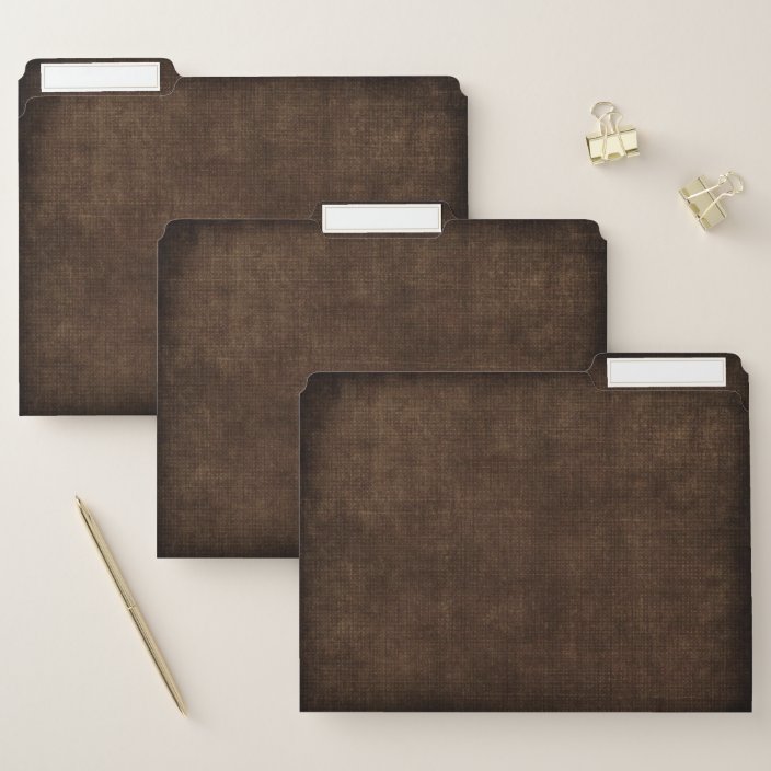 Dark Brown File Folder Zazzle.co.uk