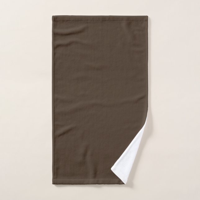 Dark Brown Hand Towel (Hand Towel)