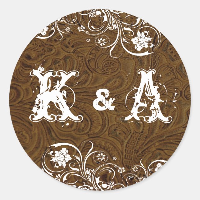 Dark Brown Leather Look Seals (Front)