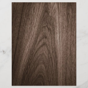 Dark brown oak wood grain scrapbook paper
