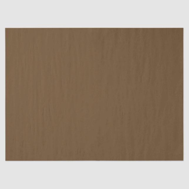 Dark Brown Solid Colour Tissue Paper (Front)