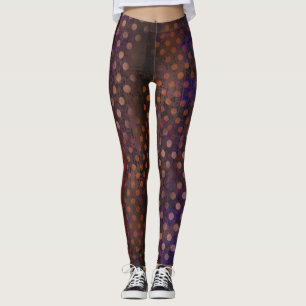 Dark Brown Spotted Leggings