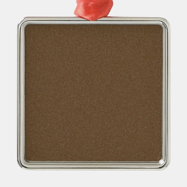 Dark Brown Star Dust Metal Tree Decoration (Front)