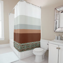 Dark Brown Teal And Grey Blue