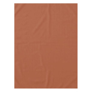 Dark Brown Terracotta Clay Solid Colour 022-40-26 Tablecloth