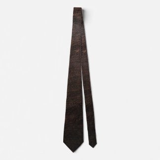 Dark Brown Wood Neck Tie