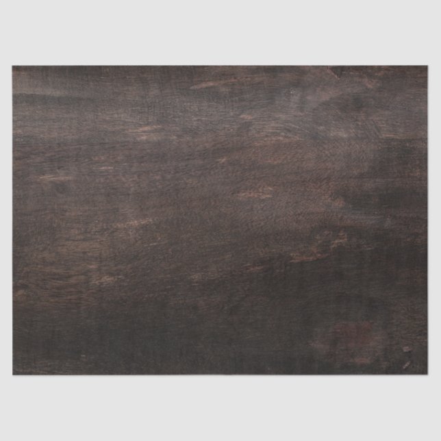Dark Brown Wood Tissue Paper (Front)