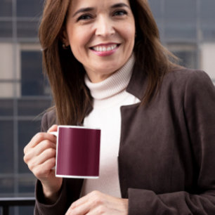 Dark Burgundy Coffee Mug