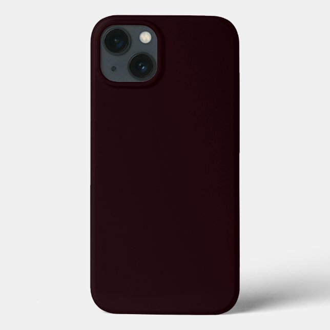 Dark Burgundy | Plain Burgundy  Case-Mate iPhone Case (Back)