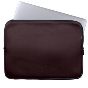Dark Burgundy Plain Burgundy Laptop Sleeve