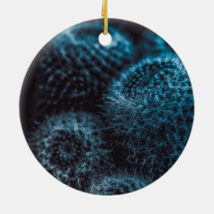 Dark Cactus Ceramic Tree Decoration