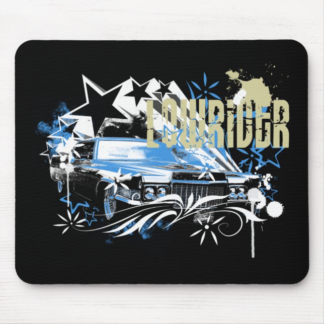 Dark Cadillac Lowrider III Mouse Mat (Front)