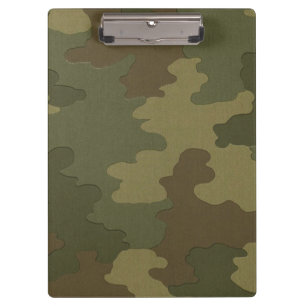 Dark Camouflage Clipboard