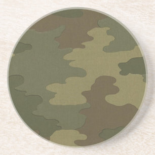 Dark Camouflage Coaster