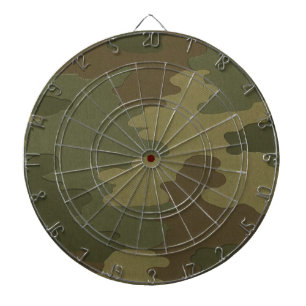 Dark Camouflage Dart Board