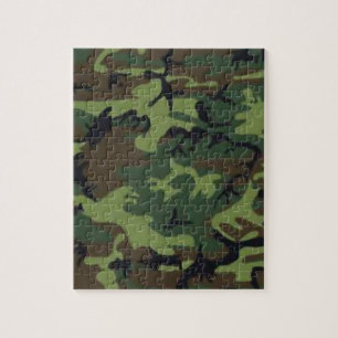 Dark camouflage jigsaw puzzle