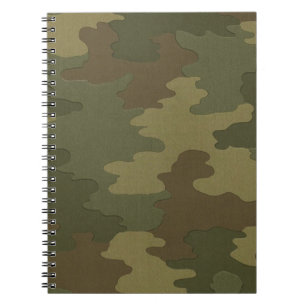 Dark Camouflage Spiral Notebook