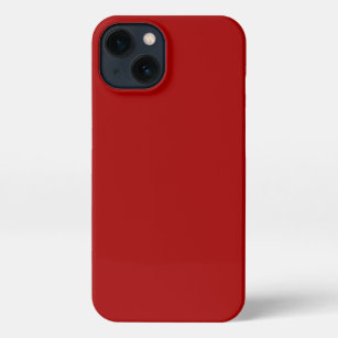 Dark Candy Apple Red Solid Colour iPhone 13 Case