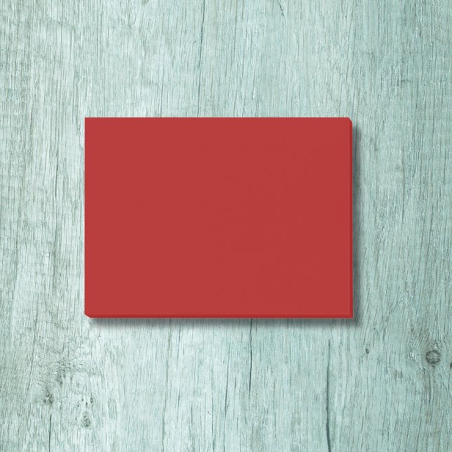 Dark Candy Apple Red Solid Colour Post-it Notes (Creator Uploaded)